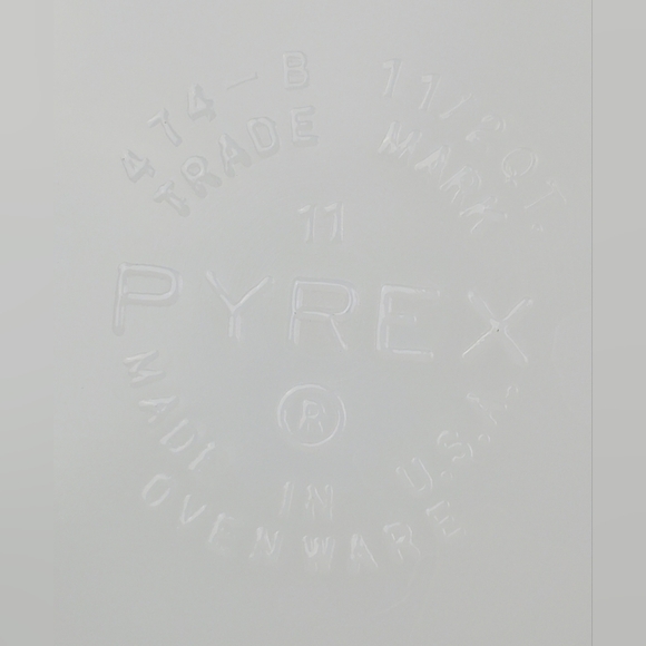 Pyrex Vintage Early American 1.5 qt Round Casserole Dish 474-B USA Made NO LID - Picture 9 of 11